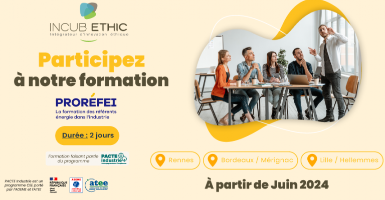 Participez à la Formation PROREFEI du programme Pacte Industrie