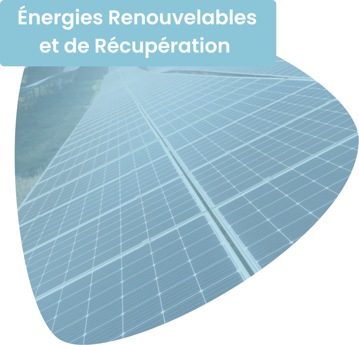 Galet bleu énergies renouvelables et de récupération